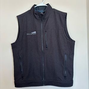 Kuhl‎ Men's Vest Full Zip Sleeveless Dark Gray Company Embroidered